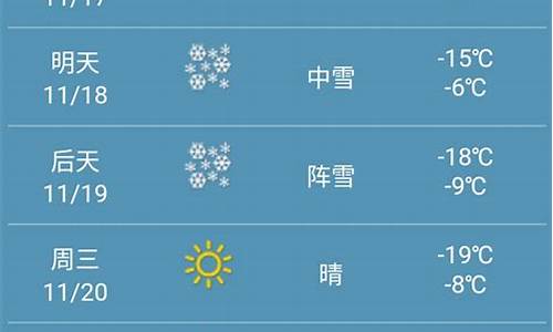 黑龙江天气预报一周7天查询_黑龙江天气预报一周15天查询